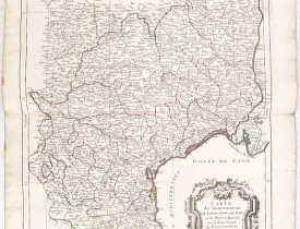 SANTINI, P. / REMONDINI, M. -  Carte des Gouvernements de Languedoc, de Foix et de Roussillon.