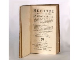 ROLLIN / DEBURE -  Méthode Pour Etudier La Geographie . . . & un Catalogue des Cartes Geographiques, des Relations, Voyages, & Descriptions les plus necessaires pour la Geographie. ROLLIN / DEBURE -  Méthode Pour Etudier La Geographie . . . & un Catalogue des Cartes Geographiques, des Relations, Voyages, & Descriptions les plus necessaires pour la Geographie.