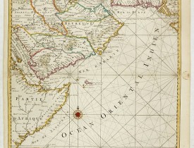 MORTIER, P. -  Carte Particuliere d'une Partie d'Asie ou sont Les Isles D'Andemaon, Ceylan, Les Madives . . .