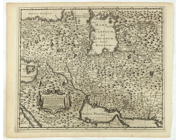 VAN DER AA, P. - Carte la plus-nouvelle & plus-exacte du royaume de Perse avec ses côtes, villes maritimes, tous les pays qui en dependent, & ses lieux circonvoisins. . . VAN DER AA, P. - Carte la plus-nouvelle & plus-exacte du royaume de Perse avec ses côtes, villes maritimes, tous les pays qui en dependent, & ses lieux circonvoisins. . .