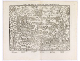 DE BELLEFOREST, Fr. -  Le Vray pourtraict, et forteresse de la ville de Sainct Omer.