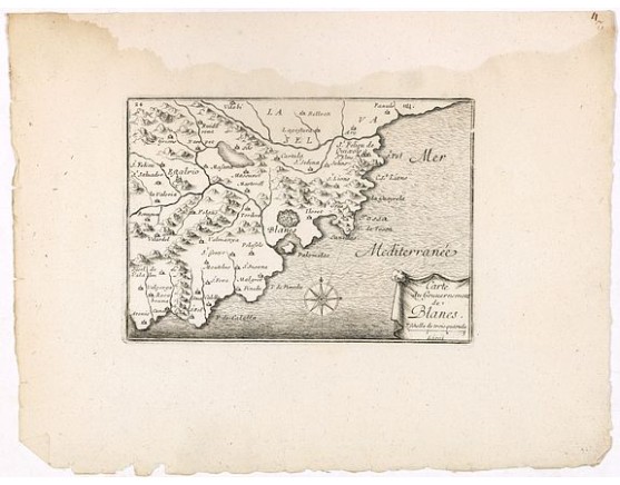BEAULIEU, Sébastien de PONTAULT de. - Carte du Gouvernement de Blanes. BEAULIEU, Sébastien de PONTAULT de. - Carte du Gouvernement de Blanes.
