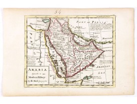 MOLL, H. -  Arabia agreeable to Modern History. MOLL, H. -  Arabia agreeable to Modern History.