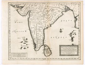 VANDER AA, P. -  Carte du Golfe de Bengale, Mer de Indes, et Riviere du Gange, Avec les Pais et Iles d'alentour, Savoir les Cotes de Malabar, Cormandel, Ile de Ceylon, Les Maldives . . .