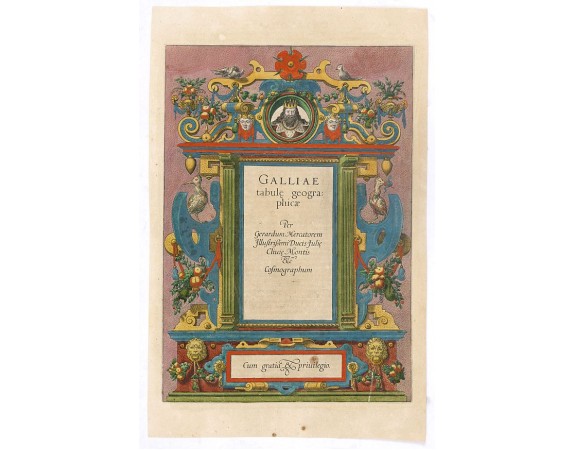 MERCATOR, G. / HONDIUS, J. -  [Title page] Galliae tabule geographicae . . .