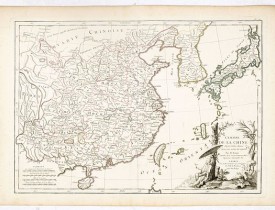 LATTRÉ, J. / BONNE, R. -  L'Empire de la Chine d'après l'Atlas Chinois, avec les Isles du Japon..