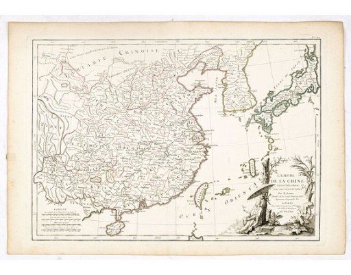 LATTRÉ, J. / BONNE, R. -  L'Empire de la Chine d'après l'Atlas Chinois, avec les Isles du Japon..