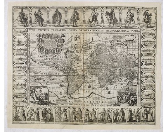 JANSSONIUS, J. / LONS, D. - Nova totius terrarum orbis geographica ac hydrographica.. JANSSONIUS, J. / LONS, D. - Nova totius terrarum orbis geographica ac hydrographica..