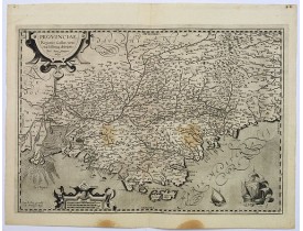 LE CLERC, J. -  Provinciae, Regionis galliae, vera exactissimaq. Descriptio LE CLERC, J. -  Provinciae, Regionis galliae, vera exactissimaq. Descriptio