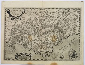 LE CLERC, J. -  Provinciae, Regionis galliae, vera exactissimaq. Descriptio