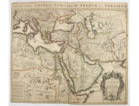 COVENS, J. / MORTIER, C. -  Carte de la Turquie de L'Arabie et de la Perse.