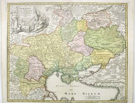 HOMANN, J.B. -  Ukrania quae et Terra Cosaccorum. . .