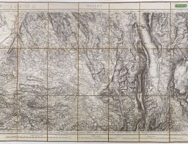 PERRIN, A. -  Carte dite de l'Etat-major français [Belley (Nantua)].