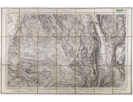 PERRIN, A. -  Carte dite de l'Etat-major français [Belley (Nantua)].