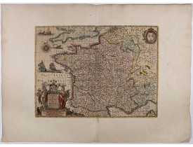 HONDIUS, H. -  Galliae supra omnes ... Exactissima descriptio. Auctore Henrico Hondio.