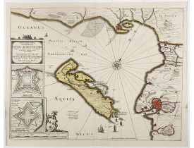 SCHENK, P. -  Carte particuliere des costes de Poittou, Aunis et de la Rochelle.