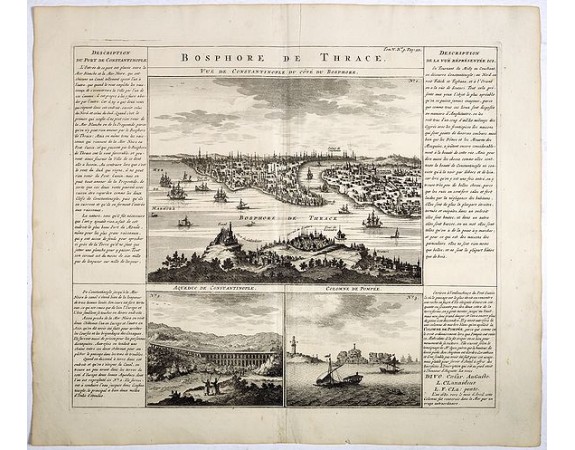 CHATELAIN, H. - Bosphore de Thrace. CHATELAIN, H. - Bosphore de Thrace.