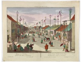 PROBST, G.B. -  Vue d'une Rue Nanking. PROBST, G.B. -  Vue d'une Rue Nanking.