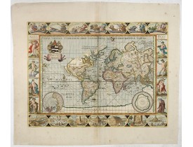 PITT, M. / SWART, S. / JANSSONIUS VAN WAESBERGHE, J. -  Nova Totius Terrarum Orbis Geographica ac Hydrographica Tabula