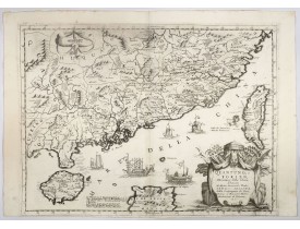 CORONELLI, V.M. -  Quantung, e Fokien, Provincie della China.. CORONELLI, V.M. -  Quantung, e Fokien, Provincie della China..