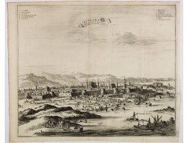VAN DER AA, P. / OLEARIUS, A. -  Astrakan, ville capitale du royaume du meme nom, en Moscovie. (Astrakhan) VAN DER AA, P. / OLEARIUS, A. -  Astrakan, ville capitale du royaume du meme nom, en Moscovie. (Astrakhan)