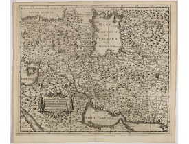 VAN DER AA, P. / OLEARIUS, A. -  Carte la plus nouvelle et plus exacte du royaume de Perse . . .