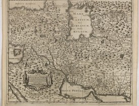 VAN DER AA, P. / OLEARIUS, A. -  Carte la plus nouvelle et plus exacte du royaume de Perse . . .