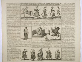 CHATELAIN, H. -  Description des habits des Persans..