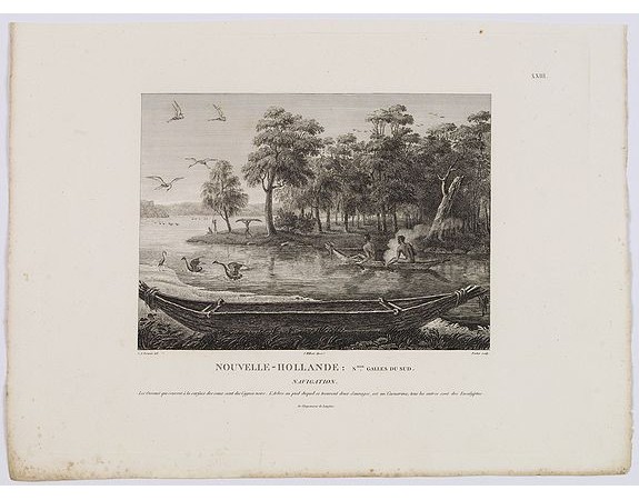 LESUEUR, C-A. / PERON, F. -  Nouvelle-Hollande: Nouvelle Galles du Sud. Navigation. [plate XXIII]