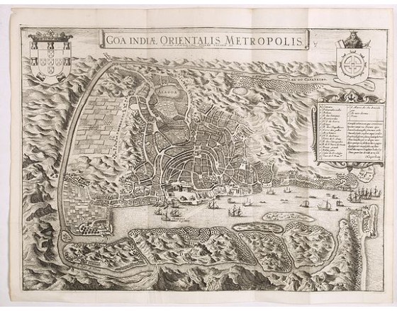 VANDER AA, P. -  Goa Indiae orientalis metropolis.