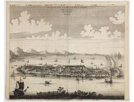 MONTANUS, A. -  The citie and Castle Zelandia in the Island of Taywan. / Stadt en casteel Zelandia op 't Eilant Taywan.