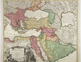 HOMANN, J.B. -  Imperium Turcicum in Europa, Asia et Africa.