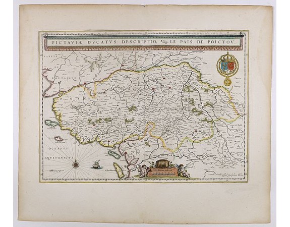 BLAEU, W. - Pictaviae Ducatus Descriptio Vulgo le Pais de POICTOU. BLAEU, W. - Pictaviae Ducatus Descriptio Vulgo le Pais de POICTOU.