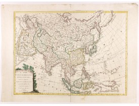 SOCIETE CHALCOGRAFIQUE -  L'Asie divisée dan ses principaux états, empires, et royaumes dréssée et augmentée des plus exactes nouvelles découvertes qui ont fait en plusieurs fois les plus celebres capitaines. SOCIETE CHALCOGRAFIQUE -  L'Asie divisée dan ses principaux états, empires, et royaumes dréssée et augmentée des plus exactes nouvelles découvertes qui ont fait en plusieurs fois les plus celebres capitaines.
