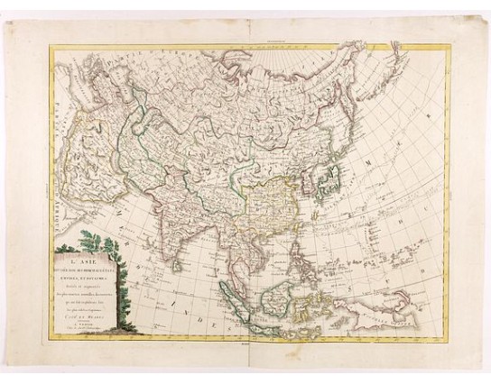 SOCIETE CHALCOGRAFIQUE -  L'Asie divisée dan ses principaux états, empires, et royaumes dréssée et augmentée des plus exactes nouvelles découvertes qui ont fait en plusieurs fois les plus celebres capitaines. SOCIETE CHALCOGRAFIQUE -  L'Asie divisée dan ses principaux états, empires, et royaumes dréssée et augmentée des plus exactes nouvelles découvertes qui ont fait en plusieurs fois les plus celebres capitaines.