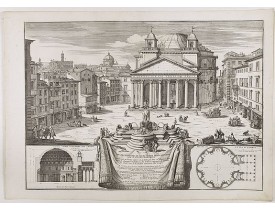 DE ROSSI, G. -  Piazza e tempio di Santa Maria della Rotonda gia l'Antico Pantheon.