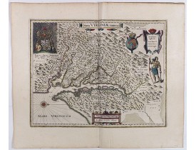 BLAEU, W. -  Nova Virginiae Tabula.