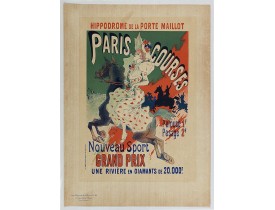 CHERET, J. -  Hippodrome de la porte Maillot. Paris Courses.