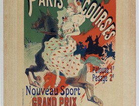 CHERET, J. -  Hippodrome de la porte Maillot. Paris Courses.