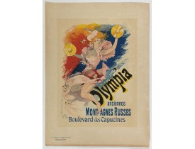 CHERET, J. -  Olympia anciennes montagnes Russes.