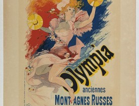 CHERET, J. -  Olympia anciennes montagnes Russes.