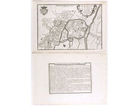 DE FER, N. -  Plan de la ville et du Château de Caën en Normandie. DE FER, N. -  Plan de la ville et du Château de Caën en Normandie.
