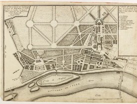 DE FER, N. -  Plan de la belle et magnifique Maison de Monsieur A St Cloud . . .