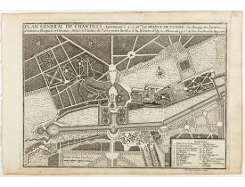 DE FER, N. -  Plan general de Chantilly . . .