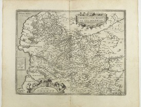 ORTELIUS, A. -  Artois. Atrebatum Regionis Vera Descripto.