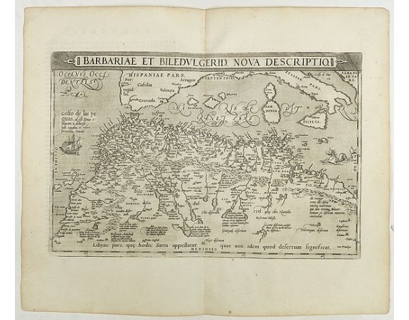 ORTELIUS, A. -  Barbariae et Biledulgerid, nova descriptio.