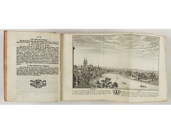 HERRLIBERGER, D. - Neue und vollständige Topographie der Eidgnossschaft, in welcher die in den dreyzehen und zugewandten auch verbündeten Orten und Landen dermal befindliche Städte, Bischthümer, Stifte, Klöster, Schlösser, Amts-Häuser, Edelsitze und Burg HERRLIBERGER, D. - Neue und vollständige Topographie der Eidgnossschaft, in welcher die in den dreyzehen und zugewandten auch verbündeten Orten und Landen dermal befindliche Städte, Bischthümer, Stifte, Klöster, Schlösser, Amts-Häuser, Edelsitze und Burg