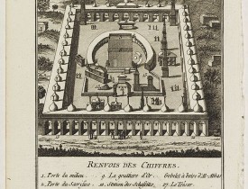 BRION DE LA TOUR, Louis. -  Temple de la Mecque fidelement copiée sur un dessein de la bibliothèque Bodléienne, à Oxford.