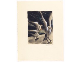 LYDIS, Mariette -  Dessins de Mariette Lydis pour illustrer les Fleurs du Mal. (PL II. L'Albatros)