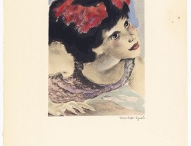 LYDIS, Mariette -  Dessins de Mariette Lydis pour illustrer les Fleurs du Mal. (PL X. Le Vampire)